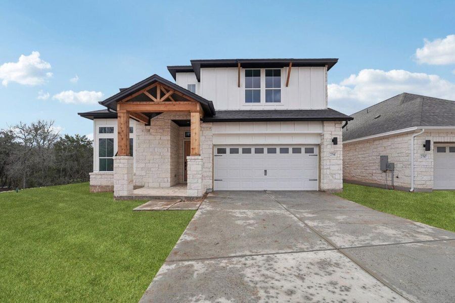 Photos are of a completed model of the same floor plan and are for illustrative purposes only. Actual home is under construction and design selections, materials, and features may differ. Confirm final specifications with the New Home Consultant. Photos are of a completed model of the same floor plan and are for illustrative purposes only. Actual home is under construction and design selections, materials, and features may differ. Confirm final specifications with the New Home Consultant.