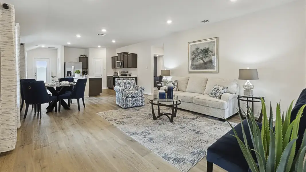 Furnished interior view inside a new home in Wildcat Ranch, Crandall (Image 13).