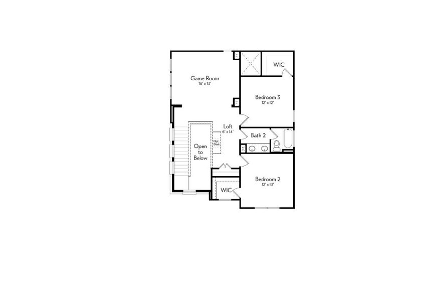 2D floor plan layout for the Jefferson by Autograph Homes in Aldeana - Tejas Collection, Bonney, TX (Image 3). 2D floor plan layout for the Jefferson by Autograph Homes in Aldeana - Tejas Collection, Bonney, TX (Image 3).