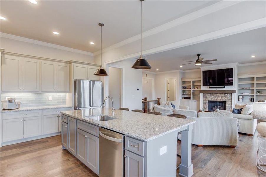 Furnished interior view inside a new home in , Gainesville (Image 17).
