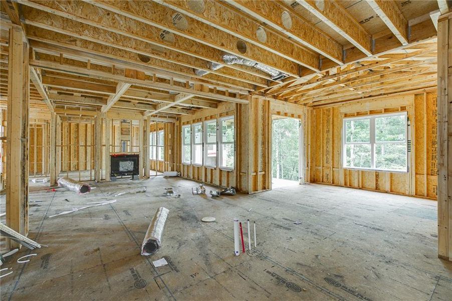 In-progress construction of a new home in , Jefferson, GA (Image 8).