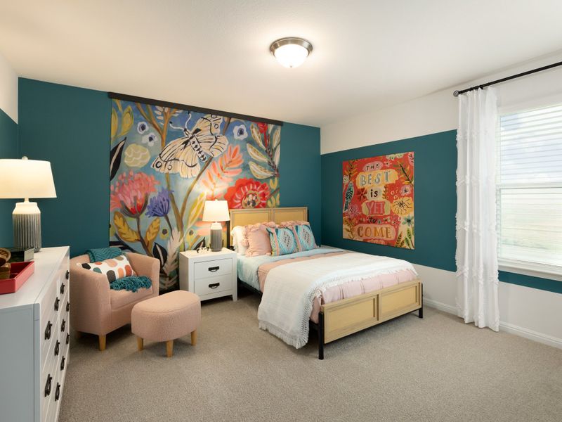 Furnished interior view inside a new home in Colony at Cole Springs - Boulevard Collection, Buda (Image 13). Furnished interior view inside a new home in Colony at Cole Springs - Boulevard Collection, Buda (Image 13).