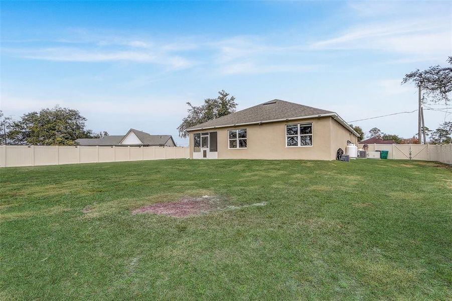 Exterior details and patio area of a home in Deltona New Homes, Deltona (Image 25).