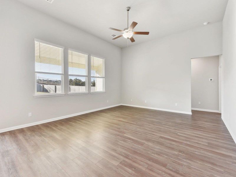 Photo is not of the actual home, but is an inspirational photo of builder’s model home and may depict options, furnishings, and/or decorator features that are not included