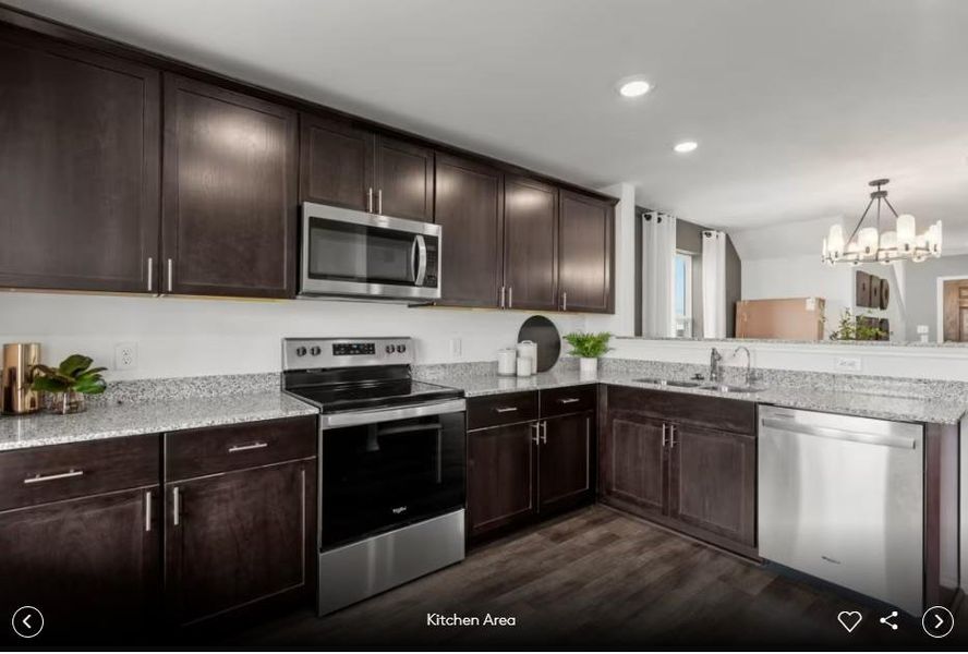 Interior photos- Photo of Pulte model home with same floor plan, not of actual home listed.