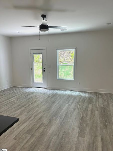 Spacious, unfurnished interior of a new home in Parkstone Place Townhomes, Roebuck (Image 9). Spacious, unfurnished interior of a new home in Parkstone Place Townhomes, Roebuck (Image 9).