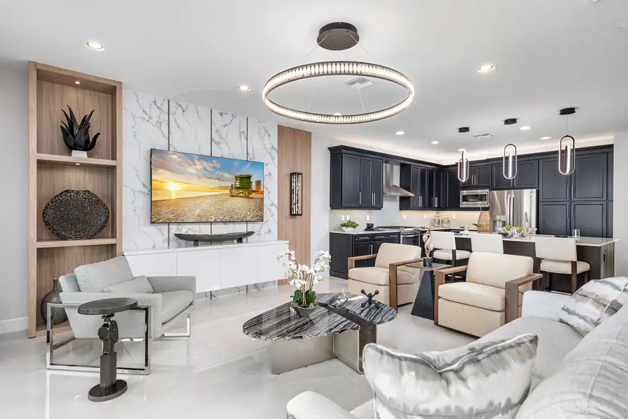 Representative furnished interior of a home built from the Costa by GL Homes in Valencia Parc at Riverland, Port St. Lucie (Image 9).