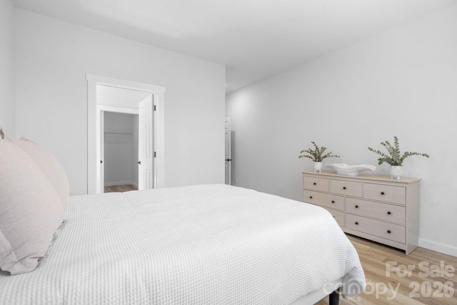 Furnished interior view inside a new home in , Hickory (Image 8).