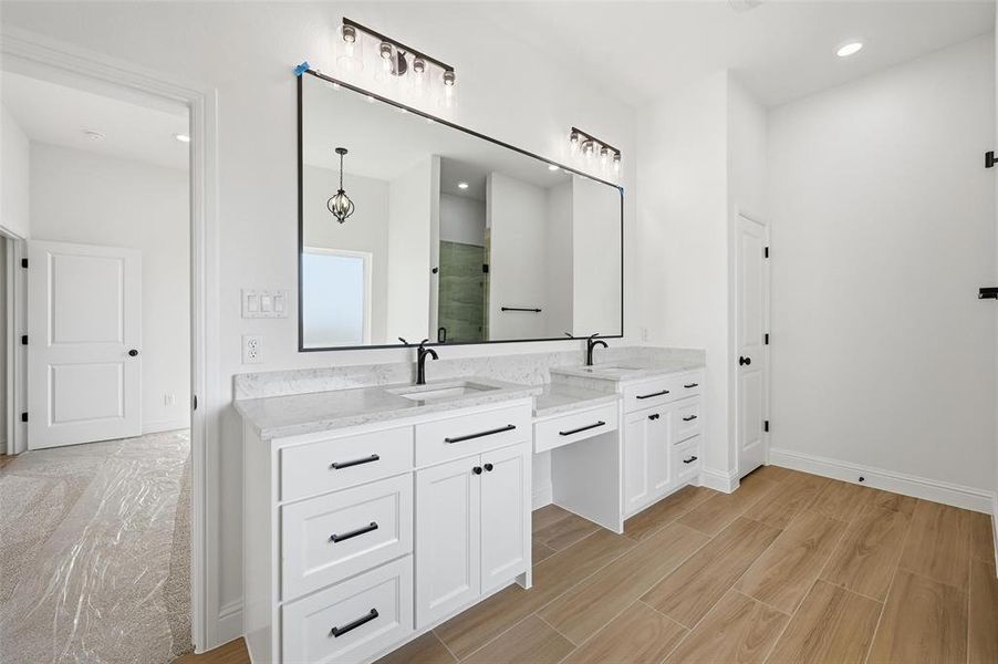 Furnished interior view inside a new home in , Azle (Image 11).