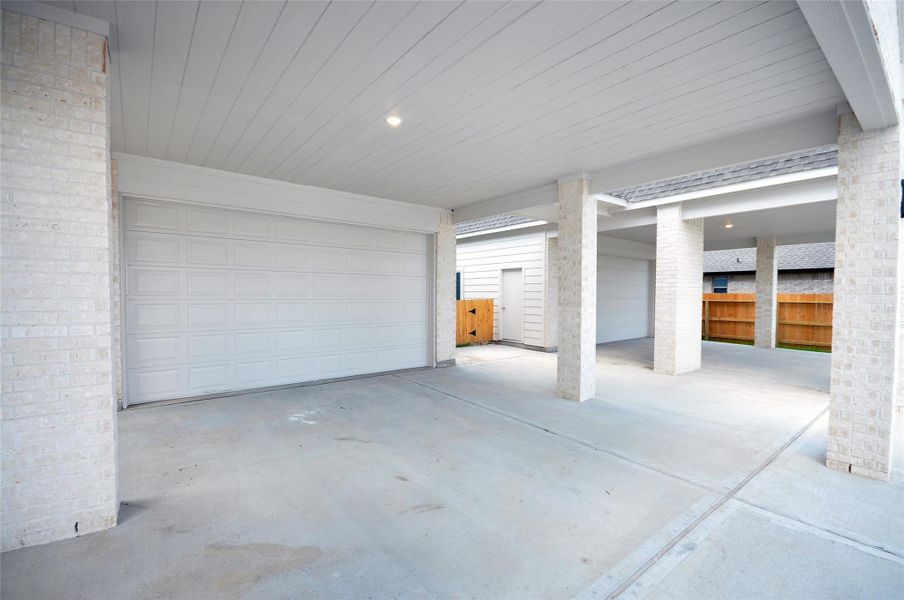 2 car porte cochère for Garage 1