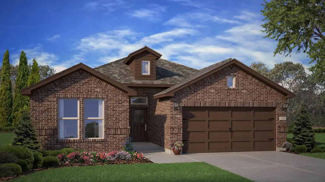 Representative exterior photo of a completed home built from the Portales by D.R. Horton in Northstar West, Fort Worth, TX (Image 23).