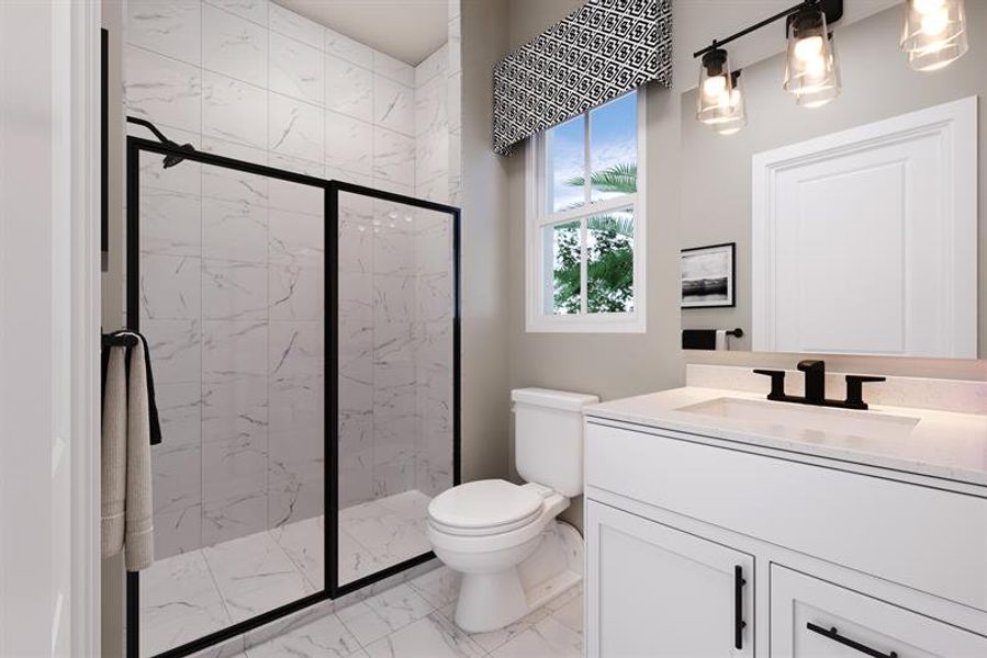 Representative furnished interior of a home built from the Laguna by Ryan Homes in Lake Mattie Preserve Estates, Auburndale (Image 8).
