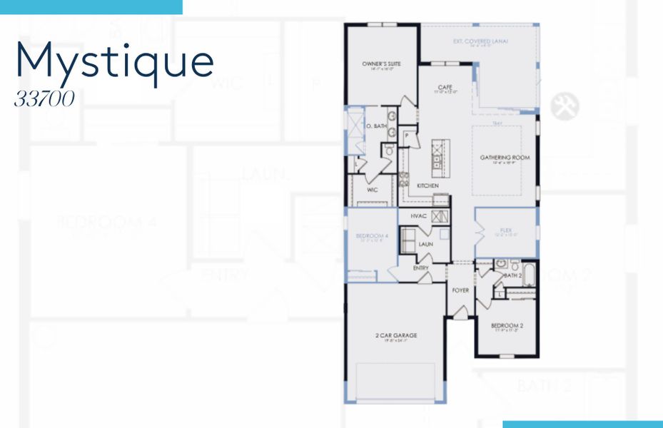 2D floor plan layout of this home in Del Webb Catalina, Lakewood Ranch, FL (Image 2). 2D floor plan layout of this home in Del Webb Catalina, Lakewood Ranch, FL (Image 2).