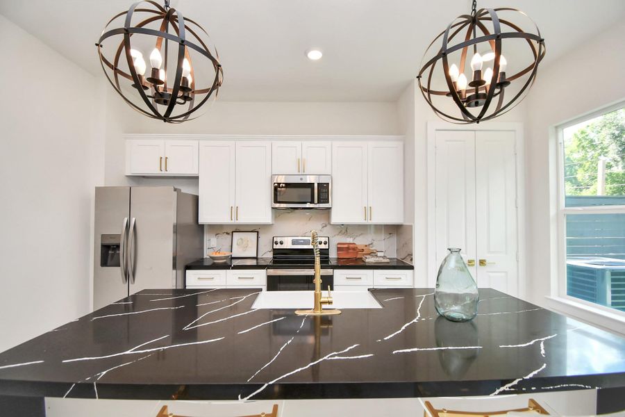 Furnished interior view inside a new home in , Houston (Image 13). Furnished interior view inside a new home in , Houston (Image 13).