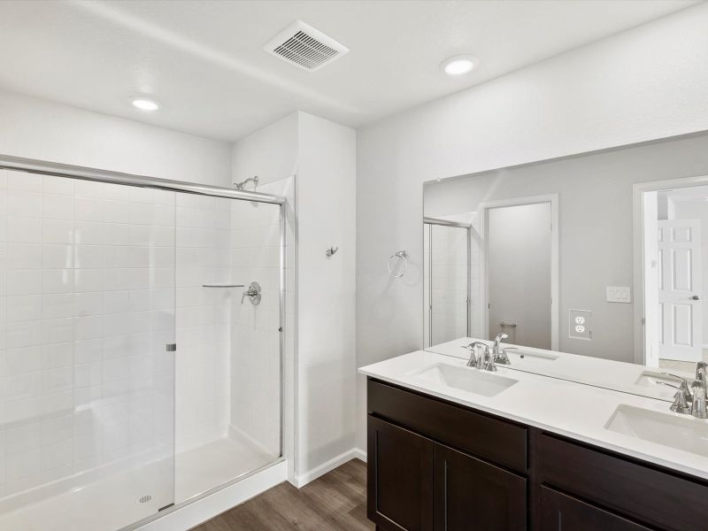 Furnished interior view inside a new home in Poudre Heights: The Meadow Collection, Windsor (Image 5).