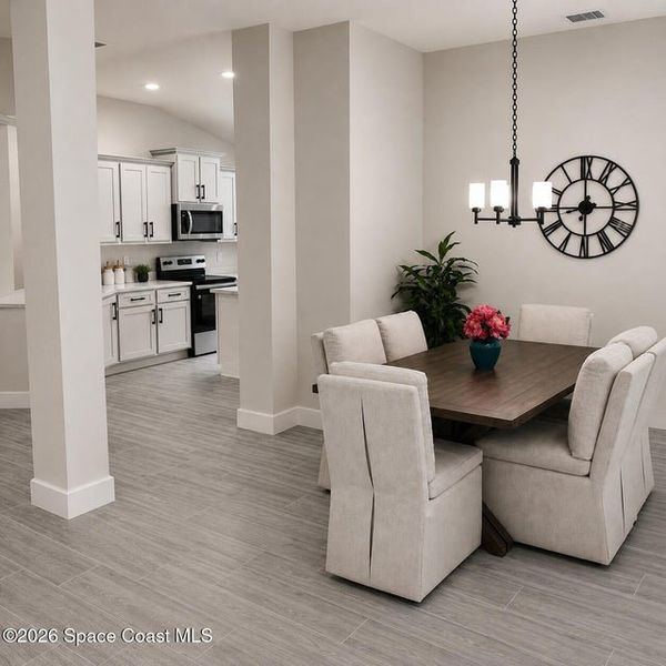 Furnished interior view inside a new home in St. John's Preserve, Palm Bay (Image 6).