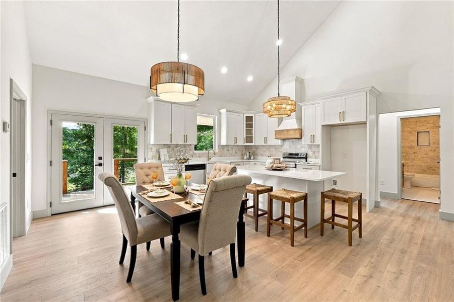Furnished interior view inside a new home in , Resaca (Image 8).