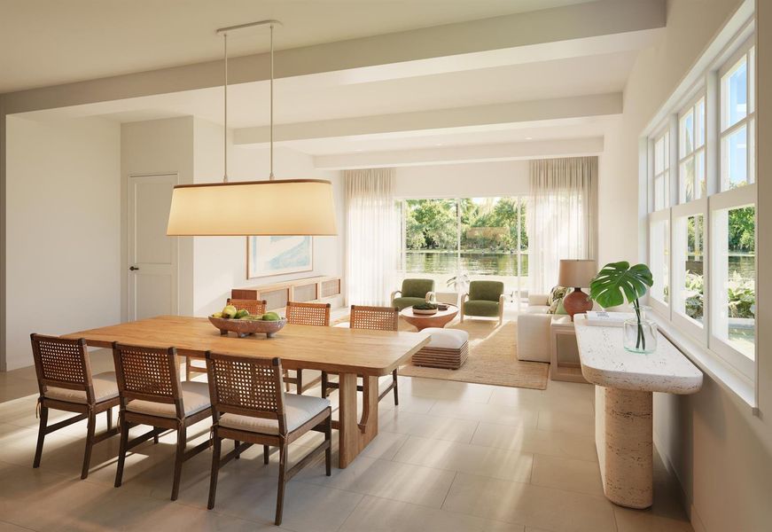 Great Room Rendering Great Room Rendering