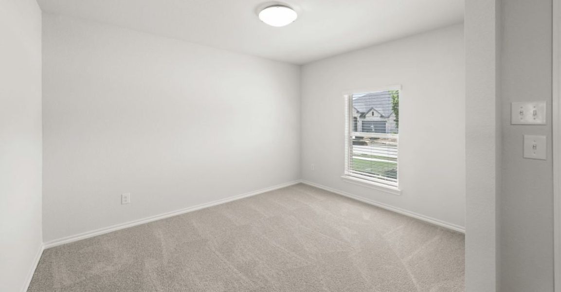 Representative exterior photo of a completed home built from the Pembridge II by Impression Homes in Mountain Valley, Burleson, TX (Image 18). Representative exterior photo of a completed home built from the Pembridge II by Impression Homes in Mountain Valley, Burleson, TX (Image 18).