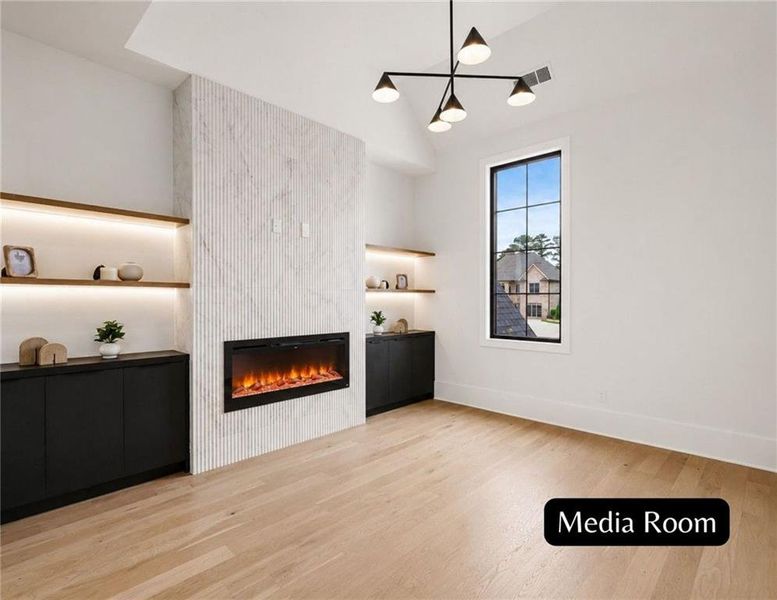 Furnished interior view inside a new home in , Flowery Branch (Image 19).
