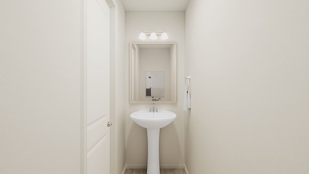 Representative furnished interior of a home built from the 1 by Tri Pointe Homes in Sugar Mill Village, Longmont (Image 24).