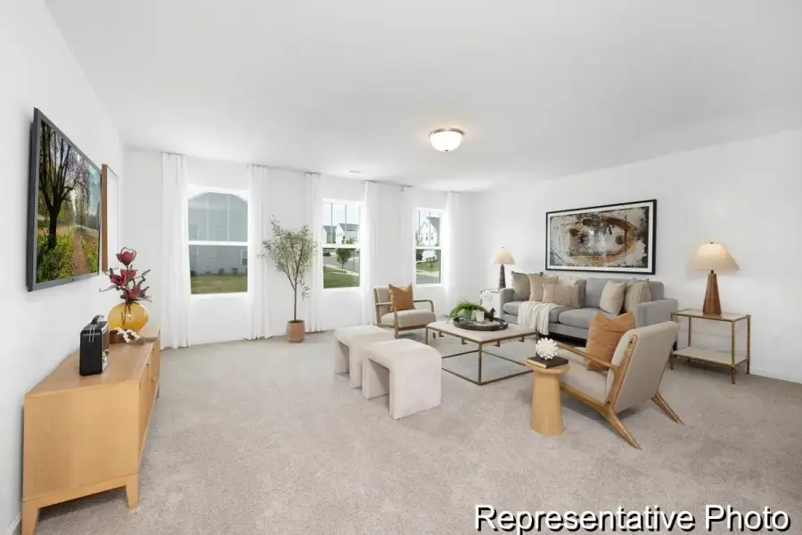 Furnished interior view inside a new home in Nathans Ridge, Lillington (Image 27).