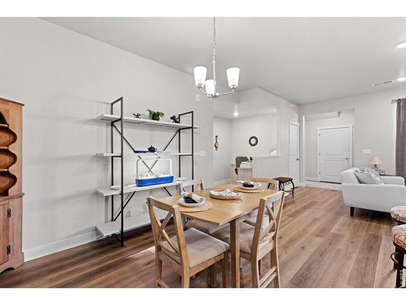 Furnished interior view inside a new home in Wilder at Timnath Ranch, Timnath (Image 16).