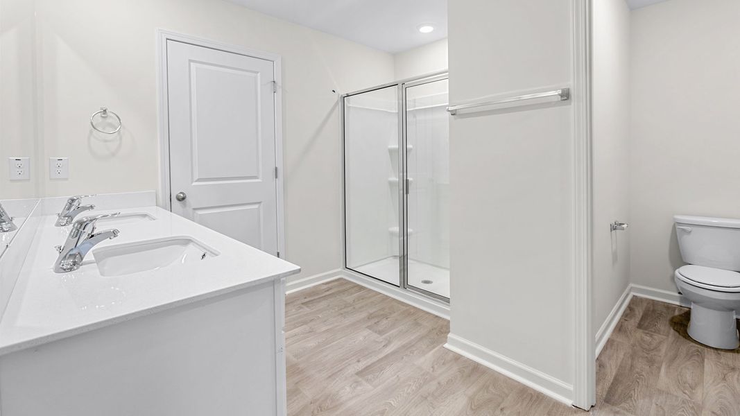Representative furnished interior of a home built from the Hayden by D.R. Horton in Collett Farm, Trinity (Image 8).