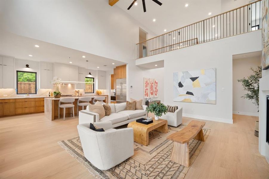 Furnished interior view inside a new home in , Dallas (Image 17).