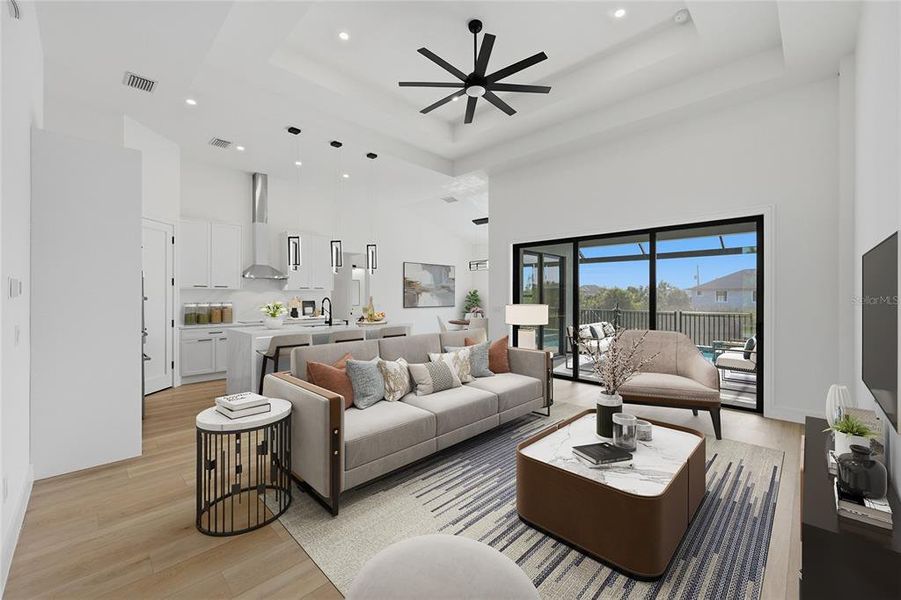 Furnished interior view inside a new home in , Port Charlotte (Image 6). Furnished interior view inside a new home in , Port Charlotte (Image 6).