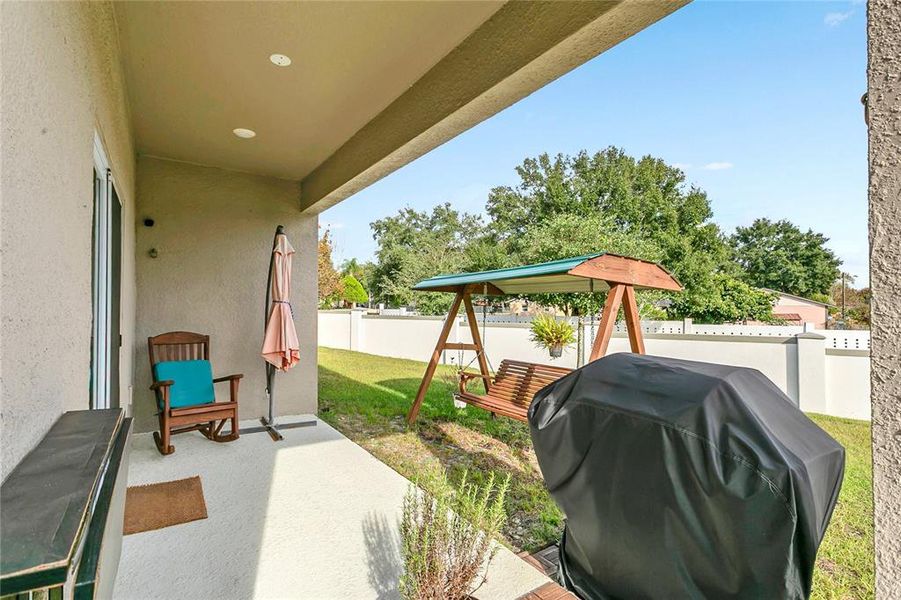 Exterior details and patio area of a home in , Mascotte (Image 4). Exterior details and patio area of a home in , Mascotte (Image 4).