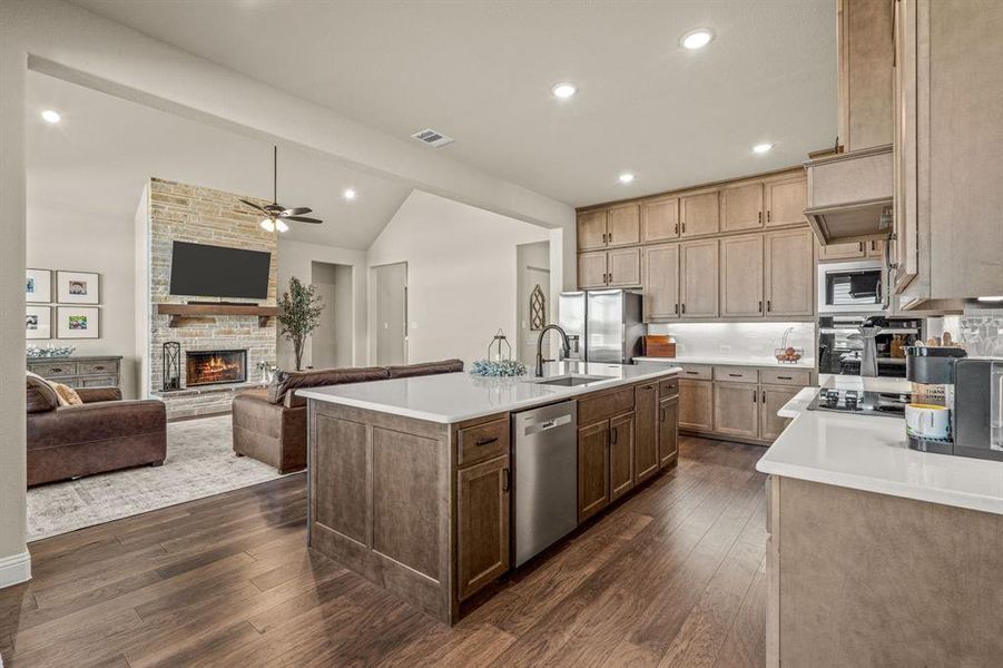 Furnished interior view inside a new home in The Meadows, Gunter (Image 11). Furnished interior view inside a new home in The Meadows, Gunter (Image 11).