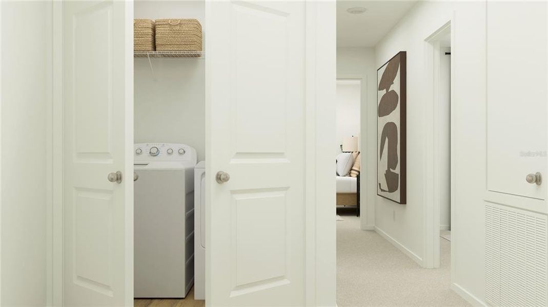 Furnished interior view inside a new home in , Davenport (Image 12).