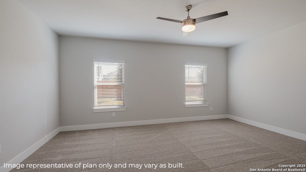 Spacious, unfurnished interior of a new home in Brookstone Creek, San Antonio (Image 21).