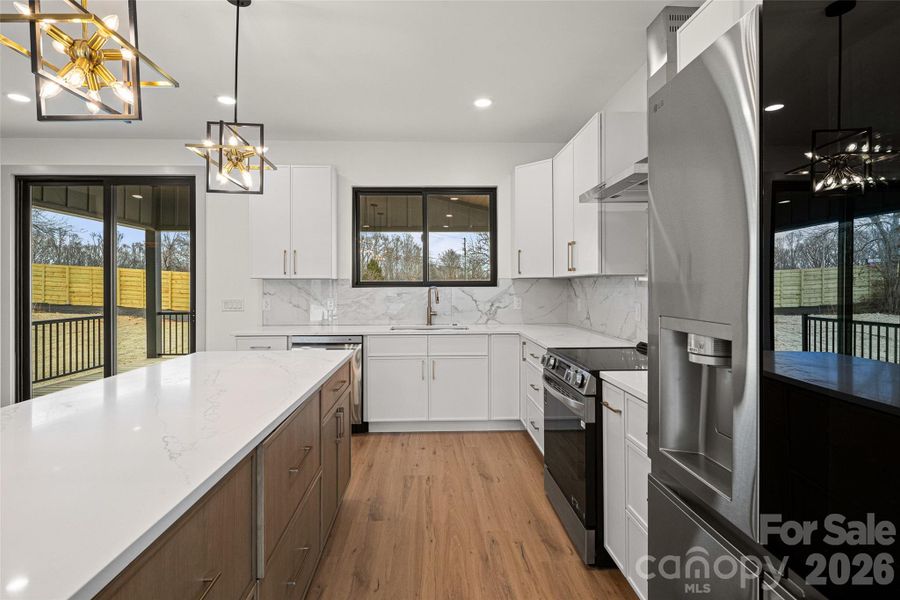Furnished interior view inside a new home in , Asheville (Image 13).