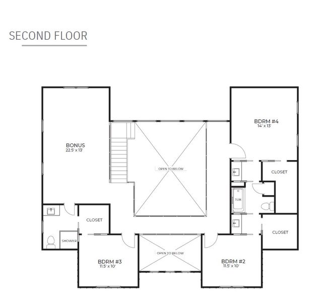 2D floor plan layout for the Wilson by RiverWILD Homes in Eller Farms, Wendell, NC (Image 2). 2D floor plan layout for the Wilson by RiverWILD Homes in Eller Farms, Wendell, NC (Image 2).