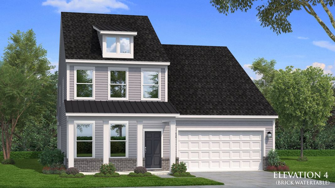 Representative exterior photo of a completed home built from the Ansley by DRB Homes in Mason Glenn, Franklinton, NC (Image 30).