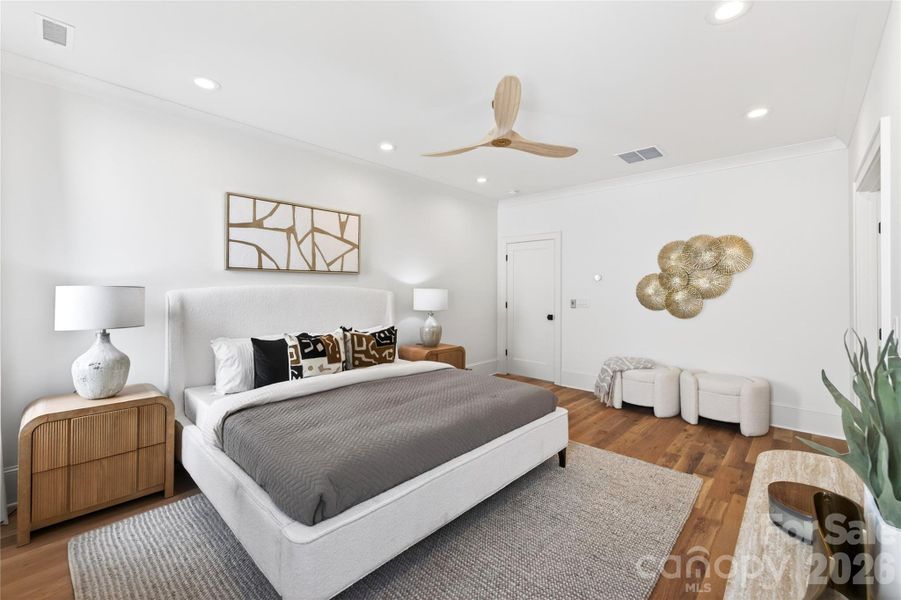 Furnished interior view inside a new home in , Charlotte (Image 18).