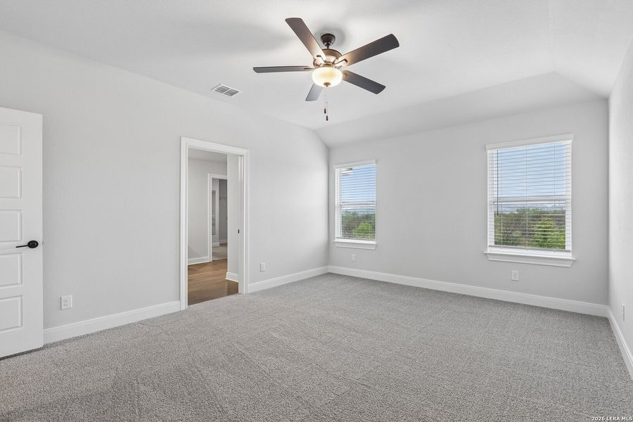 Spacious, unfurnished interior of a new home in Hightop Ridge, Converse (Image 17).