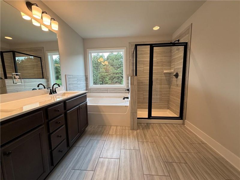 Furnished interior view inside a new home in The Towns at Auburn Station East, Auburn (Image 9).