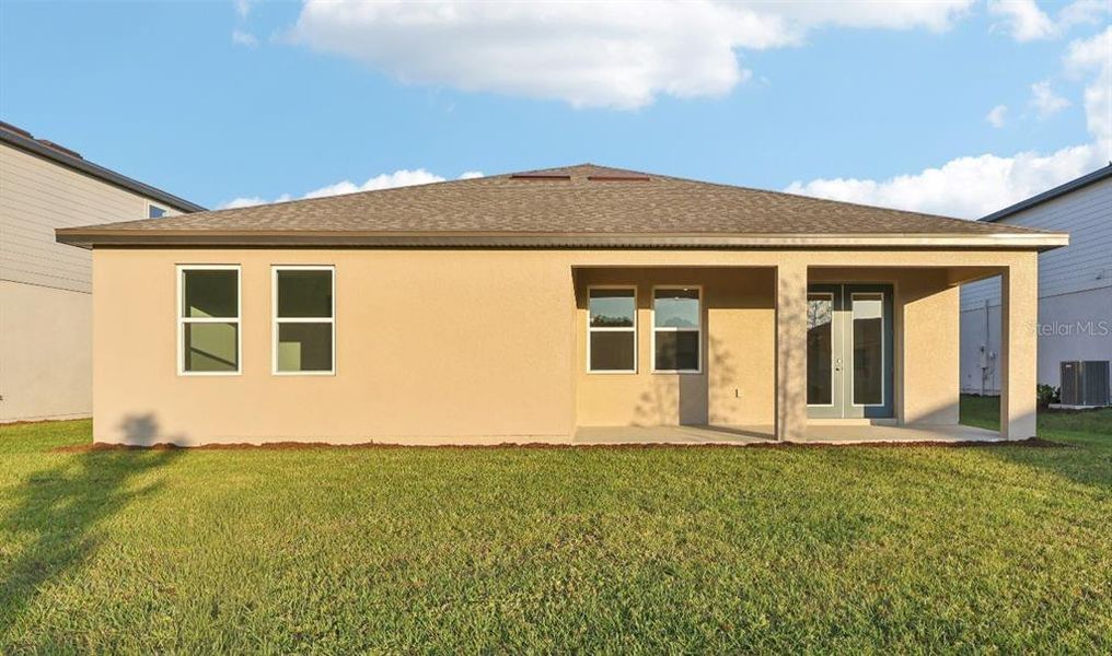 Exterior details and patio area of a home in Tyson Reserve, St. Cloud (Image 16). Exterior details and patio area of a home in Tyson Reserve, St. Cloud (Image 16).