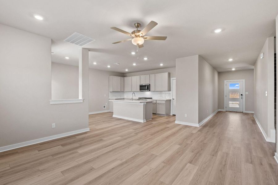 From Family Room to Open Concept Kitchen