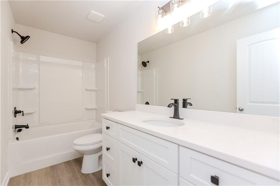 Furnished interior view inside a new home in , Atlanta (Image 9).