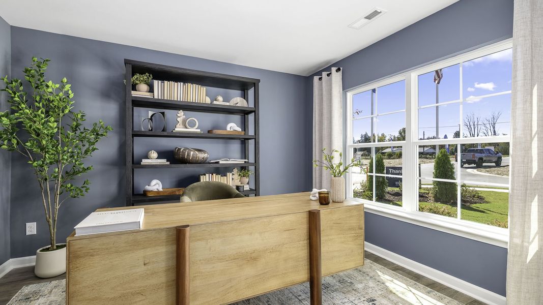 Representative furnished interior of a home built from the Galen by D.R. Horton in Brookhaven, Greensboro (Image 6).