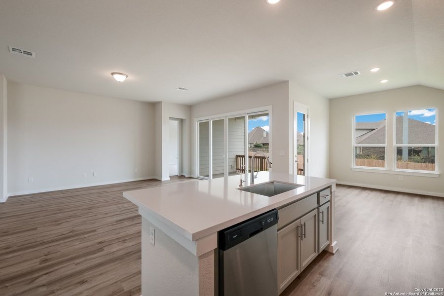 Furnished interior view inside a new home in Foxbrook, Cibolo (Image 7).