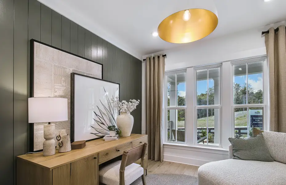 Furnished interior view inside a new home in Hunters Creek, Flowery Branch (Image 3).