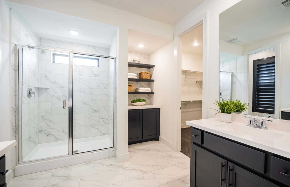 Representative Primary Bathroom - some options shown