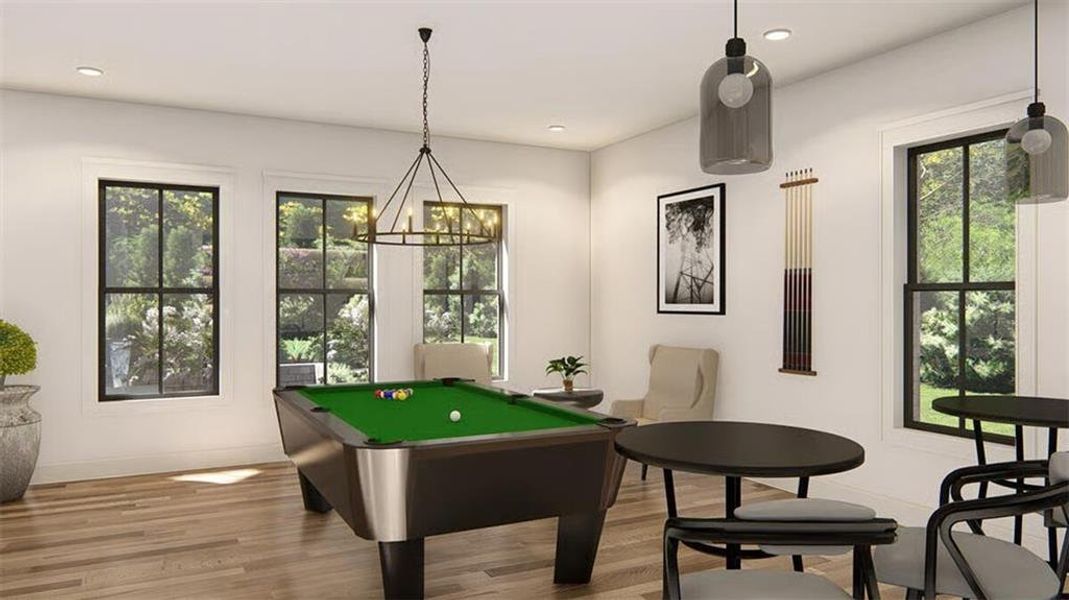 Furnished interior view inside a new home in , Woodstock (Image 34).