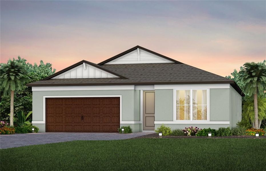 Exterior Rendering, Elevation CO1