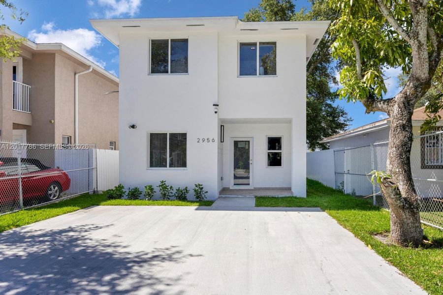 Exterior details and patio area of a home in , Miami (Image 16). Exterior details and patio area of a home in , Miami (Image 16).